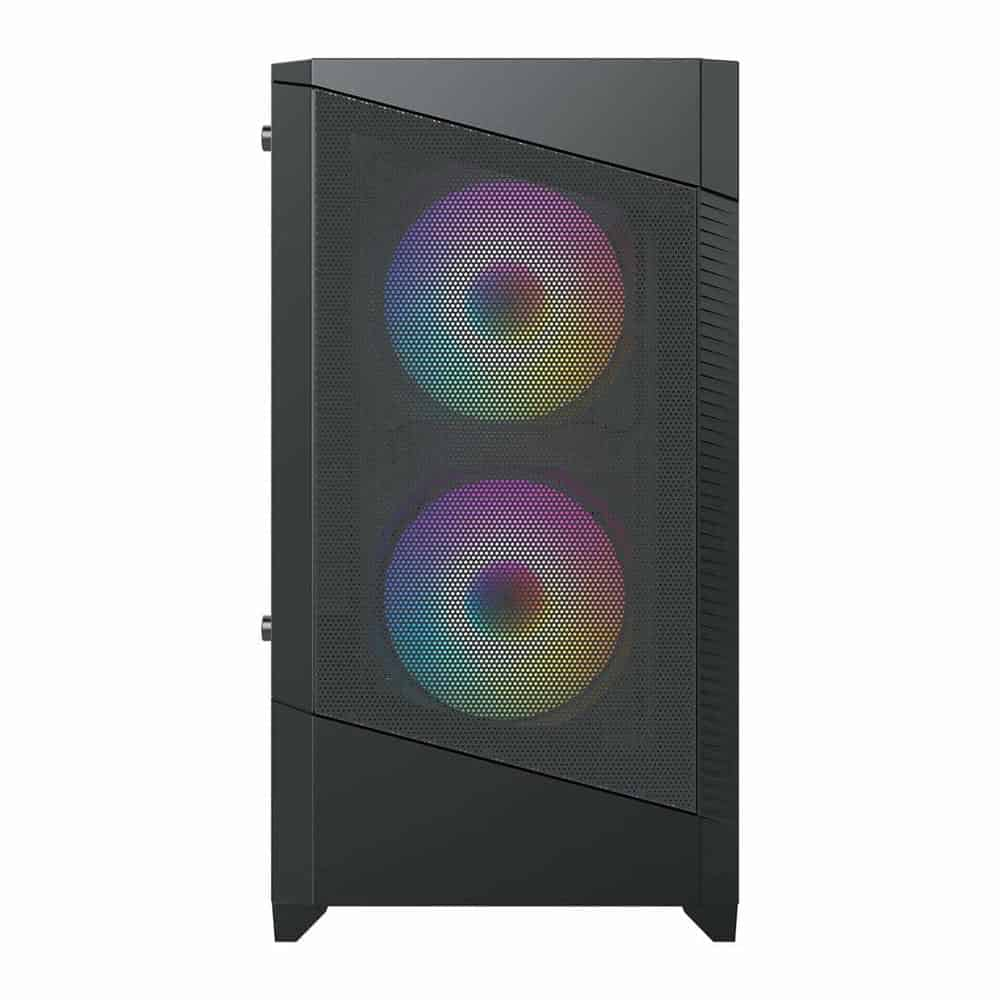 (image for) CiT Level 1 Black Tempered Glass MicroATX Case